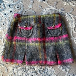MOHAIR ANNA SUI MINI SKIRT